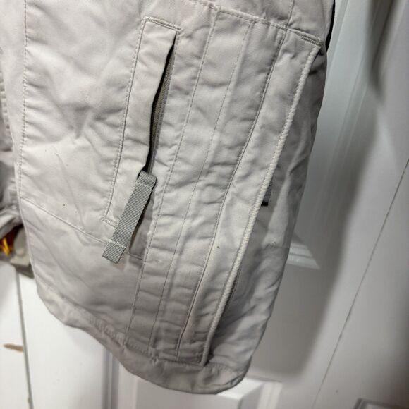 Burton Ronin Ski Jacket Gray Black Snowboarding Mens M Stained 90s Y2K Retro - Picture 3 of 13